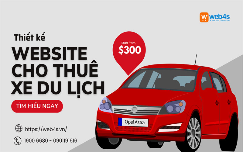 Thiết kế website cho thuê xe du lịch